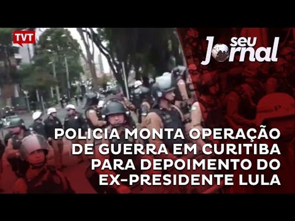 Policia monta operação de guerra em Curitiba pa...