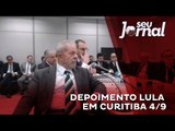 Lula depõe por mais de 5 horas em Curitiba 4/9