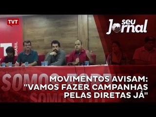 Movimentos avisam: "vamos fazer campanhas pelas diretas já"
