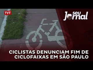 Ciclistas denunciam fim de ciclofaixas em São Paulo