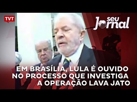Em Brasília, Lula é ouvido no processo que investiga a operação Lava Jato