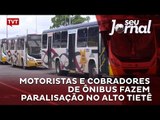 Motoristas e cobradores de ônibus fazem paralisação no Alto Tietê