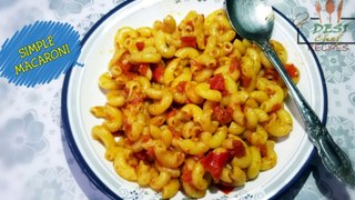 TASTY SIMPLE MACARONI WITHOUT CHICKEN RECIPE ||  HOW TO MAKE MACARONI WITHOUT CHICKEN