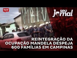 Reintegração da Ocupação Mandela despeja 600 famílias em Campinas