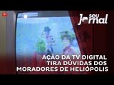 Ação da TV Digital tira dúvidas dos moradores de Heliópolis, zona sul de São Paulo