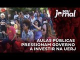 Aulas públicas pressionam governo a investir na UERJ