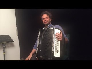 Gravando aula de Sanfona com Marcelo Caldi para o Fica a Dica Premium!