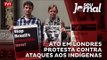 Ato em Londres protesta contra ataques aos indígenas