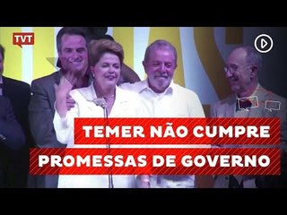 Análise: Temer não tem como cumprir promessa de governo de salavação