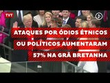 Ataques por ódios étnicos ou políticos aumentaram 57% na Grã Bretanha