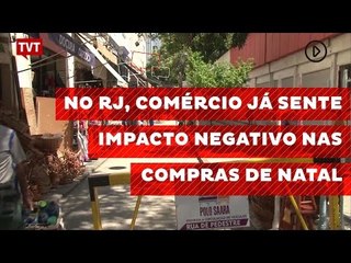No RJ, comércio já sente impacto negativo nas compras de Natal
