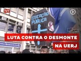 No Rio, manifestantes cobram investimentos para a UERJ
