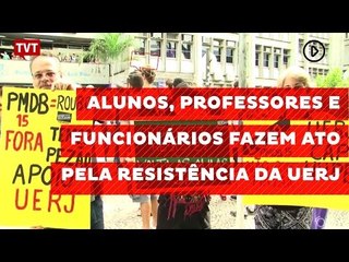 Video herunterladen: Alunos, professores e funcionários fazem ato pela resistência da UERJ