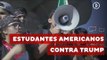 Estudantes vão às ruas nos EUA contra eleiçãoa de Donald Trump