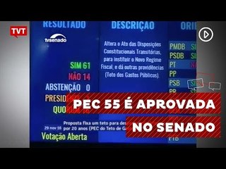 Manifestantes contra a PEC 55 sofrem repressão intensa; PEC é aprovada