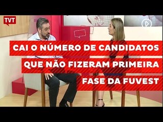 Cai de 9,8% para 9,2% índice de candidatos que não fizeram primeira fase da FUVEST