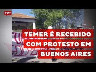 Temer é recebido com protestos na Argentina e Colômbia