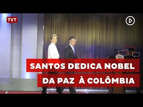 Presidente colombiano dedica Nobel da Paz ao povo e vítimas das Farc