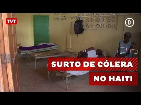 Surto de cólera no Haiti