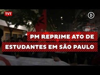 Tentativa de ocupação termina com violência policial em São Paulo