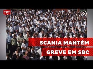 下载视频: Metalúrgicos mantêm greve na Scania em São Bernardo