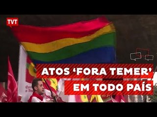 Atos em todo o país repudiam governo golpista neste 9 de agosto