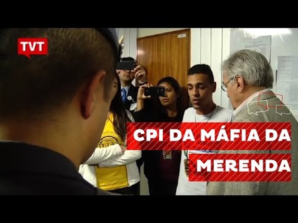 Secundaristas são barrados na CPI da Máfia da Merenda