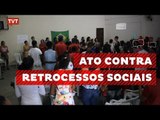 Na Bahia, jovens fazem ato contra retrocessos sociais