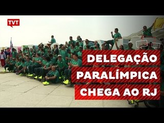 Delegação paralímpica chega ao Rio