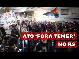 Porto Alegre tem novo protesto contra Temer