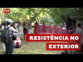Flávio Aguiar acompanhou ato "fora Temer em Berlim