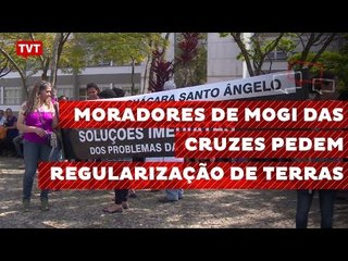 Moradores de Mogi das Cruzes fazem passeata por regularização de terras