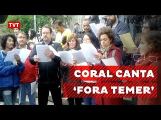 Coral faz versão de Aleluia de Handel no ato 'Grito dos Excluídos'