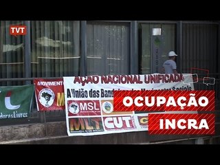 Ocupação no Incra pede volta do MDA e políticas para pequenos agricultores