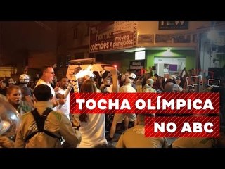 Tocha Olímpica no ABC