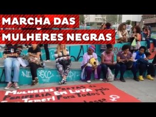 Marcha das Mulheres Negras em São Paulo