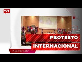 Mais um protesto internacional contra o governo interino de Temer