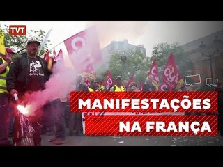 Video herunterladen: Nona jornada de protestos na França contra reforma trabalhista