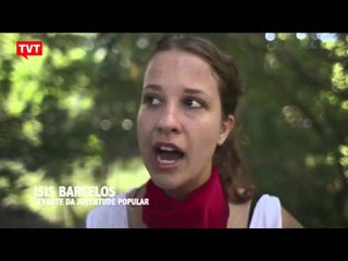 Bolsonaro é escrachado pelo Levante Popular da Juventude