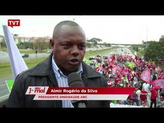 Metalúrgicos do ABC marcham contra o golpe