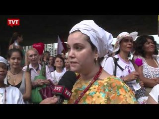 Em São Paulo, mulheres marcham pela manutenção da democracia