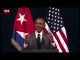 Precisamos enterrar a guerra fria, diz Obama em Cuba