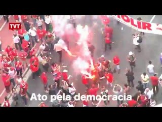 Time Lapse Ato pela Democracia na Av. Paulista