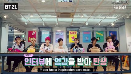 [Sub español] BTS Creación de BT21 - Ep. 12