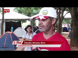FNL acampa em frente a Ministério, em defesa da Reforma Agrária