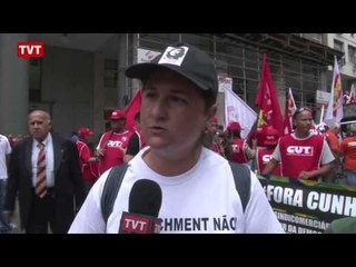 Protesto contra o impeachment da presidenta Dilma Roussseff