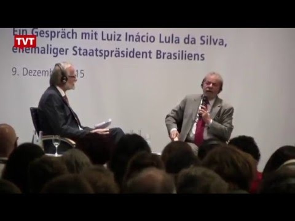 Lula, em Berlim, defende Dilma e condena atitudes de Cunha