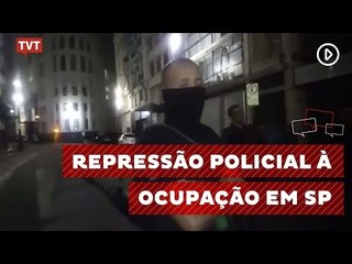 PM desocupa prédio com violência; repórter é atingida à queima-roupa