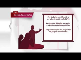 Câmara aprovou 26 vetos da presidenta Dilma Rousseff