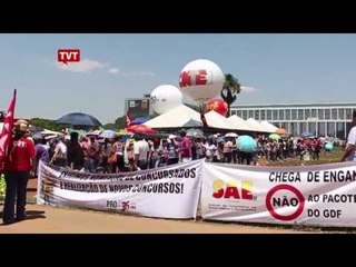 Servidores públicos do DF completam 1 semana de greve